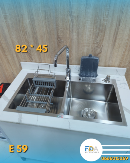 Éviers de Cuisine Nano 82 * 45 Swiss Crome / E59