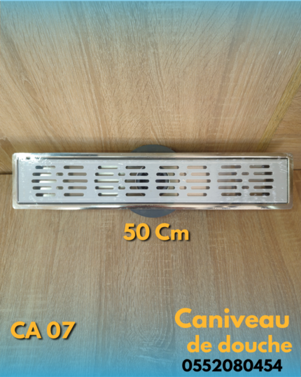 Caniveau de douche 50 cm  Inox 304 / CA 07