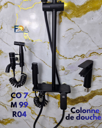 Pack 3-Pcs Colonne de douche + Mitiguer lavabo + douchett wc / CO 7 + M99 + R04